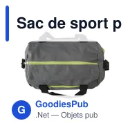 Sac de sport personnalisable en polyester avec logo - Lemar - Miniature 6