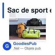 Sac de sport personnalisable Lorenzo avec logo - Polyester 600D - Miniature 5