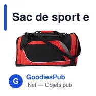Sac de sport en polyester Ren - Miniature 12