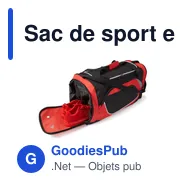 Sac de sport en polyester Ren - Miniature 4