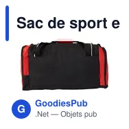 Sac de sport en polyester Ren - Miniature 6