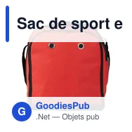 Sac de sport en polyester Ren - Miniature 7