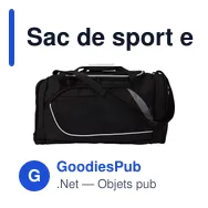 Sac de sport en polyester Ren - Miniature 9