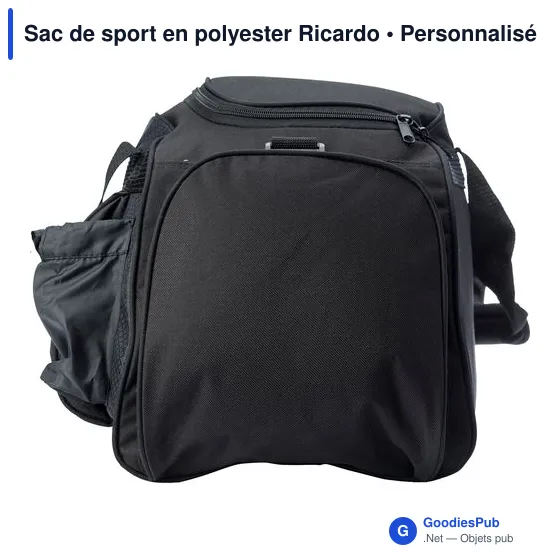 Sac de sport personnalisable en polyester avec logo - Ricardo - Image 4
