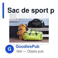 Sac de sport personnalisable en polyester avec logo - Ricardo - Miniature 5
