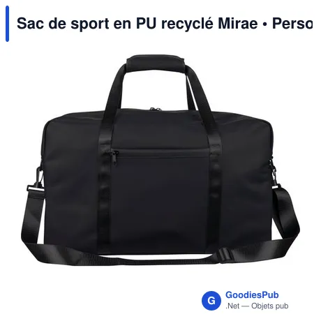 Sac de sport en PU recyclé Mirae