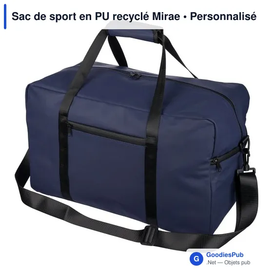Sac de sport en PU recyclé Mirae - Image 2