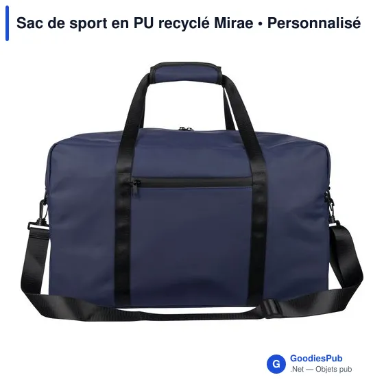 Sac de sport en PU recyclé Mirae - Image 14