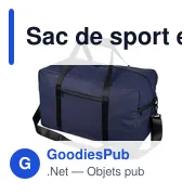 Sac de sport en PU recyclé Mirae - Miniature 15