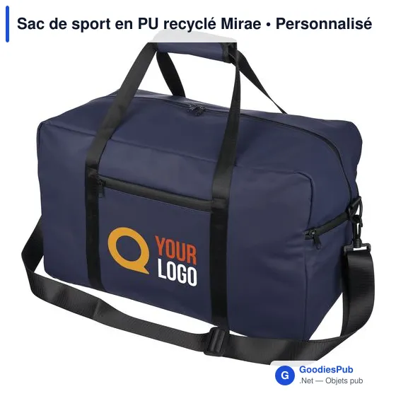 Sac de sport en PU recyclé Mirae - Image 16