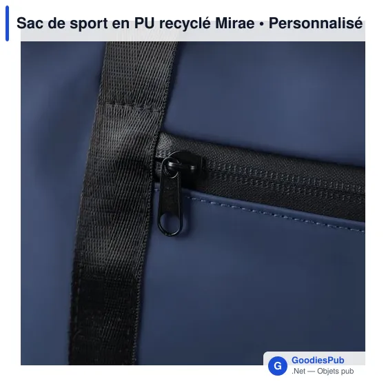 Sac de sport en PU recyclé Mirae - Image 20