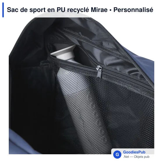 Sac de sport en PU recyclé Mirae - Image 22