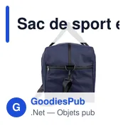 Sac de sport en PU recyclé Mirae - Miniature 4