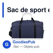 Sac de sport en PU recyclé Mirae - Miniature 5
