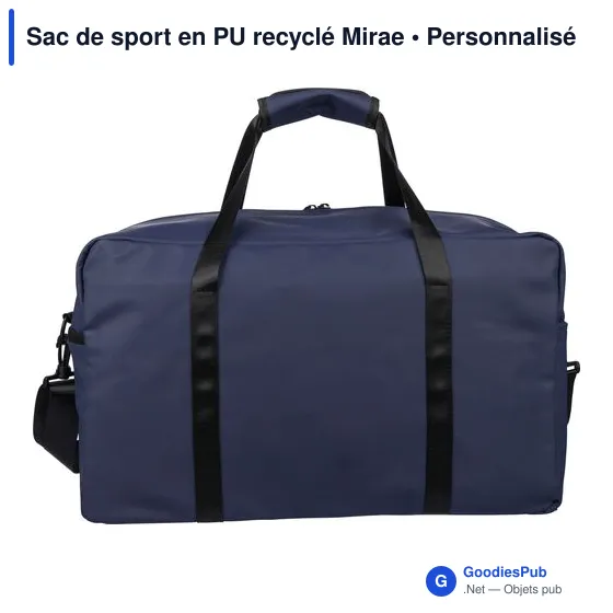 Sac de sport en PU recyclé Mirae - Image 5
