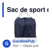 Sac de sport en PU recyclé Mirae - Miniature 6