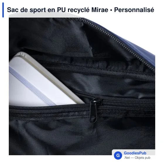 Sac de sport en PU recyclé Mirae - Image 8