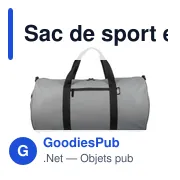 Sac de sport en rPET Aisha - Miniature 12