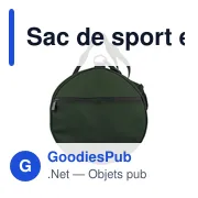 Sac de sport en rPET Aisha - Miniature 21