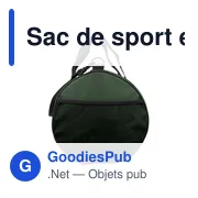 Sac de sport en rPET Aisha - Miniature 22