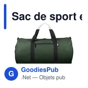 Sac de sport en rPET Aisha - Miniature 23