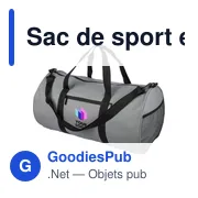 Sac de sport en rPET Aisha - Miniature 24