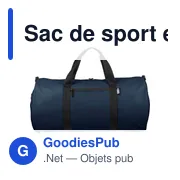 Sac de sport en rPET Aisha - Miniature 34