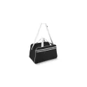 Variante Noir / blanc - Sac de sport et voyage personnalisable R-PET 600D 30 L avec logo - Bicolore