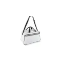 Variante Blanc / Noir - Sac de sport et voyage personnalisable R-PET 600D 30 L avec logo - Bicolore