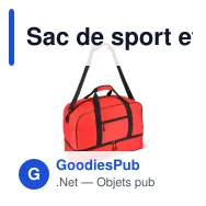 Sac de sport et de voyage personnalisable 50 L avec logo - R-PET 600D - Miniature 3