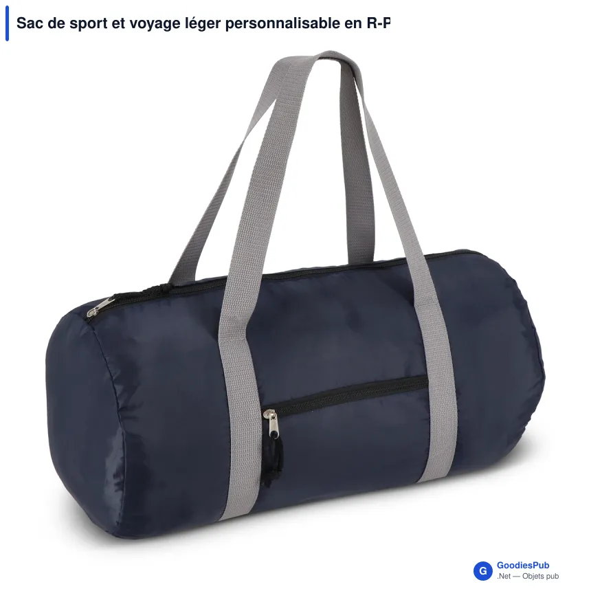 Sac de sport et voyage léger personnalisable en R-PET 190T 20 L avec logo - Image 2