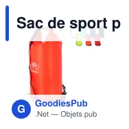 Sac de sport personnalisable imperméable 25 L IPX6 avec logo - Ripstop - Miniature 1