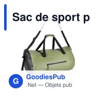 Sac de sport personnalisable imperméable 60 L IPX6 en PVC avec logo - Adventure - Miniature 3