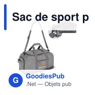 Sac de sport personnalisable en R-PET avec logo - Mercury - Miniature 1