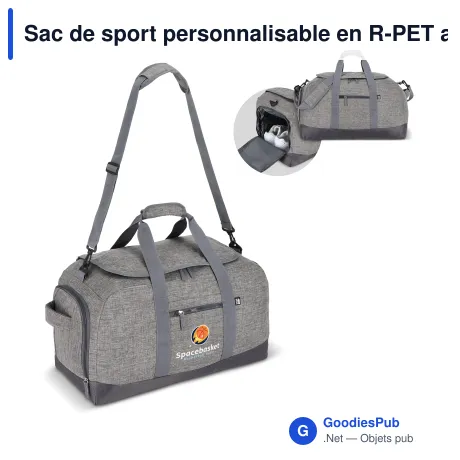 Sac de sport personnalisable en R-PET avec logo - Mercury