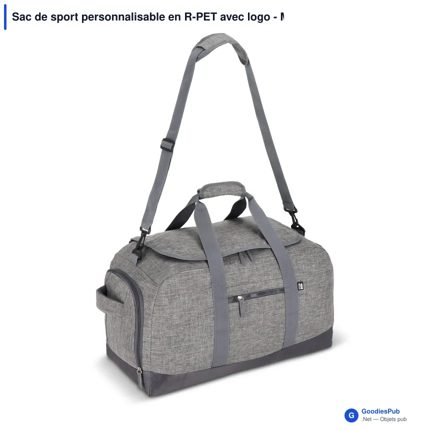 Sac de sport personnalisable en R-PET avec logo - Mercury - Image 2