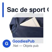 Sac de sport Ocean Bound en polyester rPET 300D Niv - Miniature 5