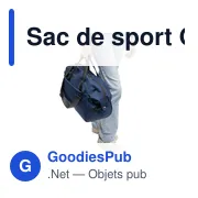 Sac de sport Ocean Bound en polyester rPET 300D Niv - Miniature 6
