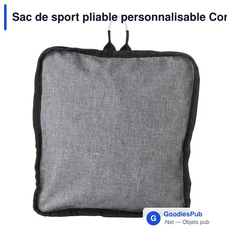 Sac de sport pliable personnalisable Corwin avec logo