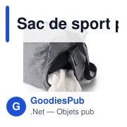 Sac de sport pliable personnalisable Corwin avec logo - Miniature 6