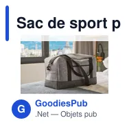 Sac de sport personnalisable en feutre Corliss avec logo - Miniature 10