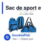 Sac de sport et sac à dos personnalisable R-PET 27 L avec logo - Karo - Miniature 1