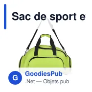 Sac de sport et sac à dos personnalisable R-PET 27 L avec logo - Karo - Miniature 2