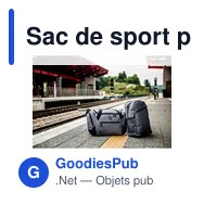 Sac de sport personnalisable avec logo - Patricia - Miniature 2