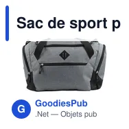 Sac de sport personnalisable avec logo - Patricia - Miniature 3