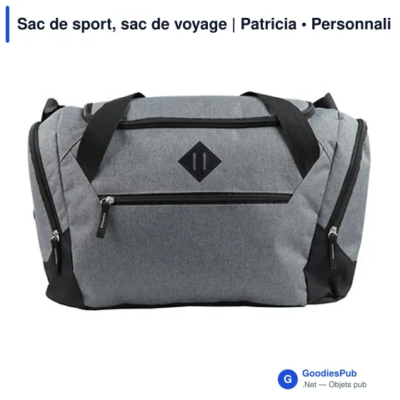 Sac de sport personnalisable avec logo - Patricia - Image 3
