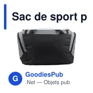 Sac de sport personnalisable avec logo - Patricia - Miniature 4
