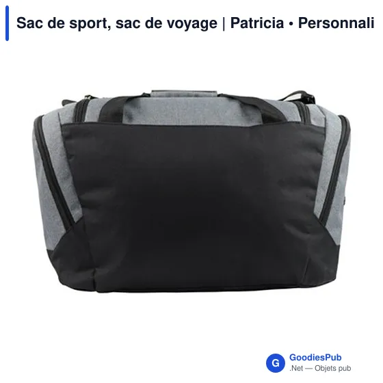 Sac de sport personnalisable avec logo - Patricia - Image 4