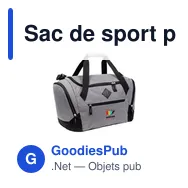 Sac de sport personnalisable avec logo - Patricia - Miniature 5