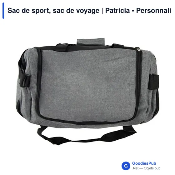 Sac de sport personnalisable avec logo - Patricia - Image 7